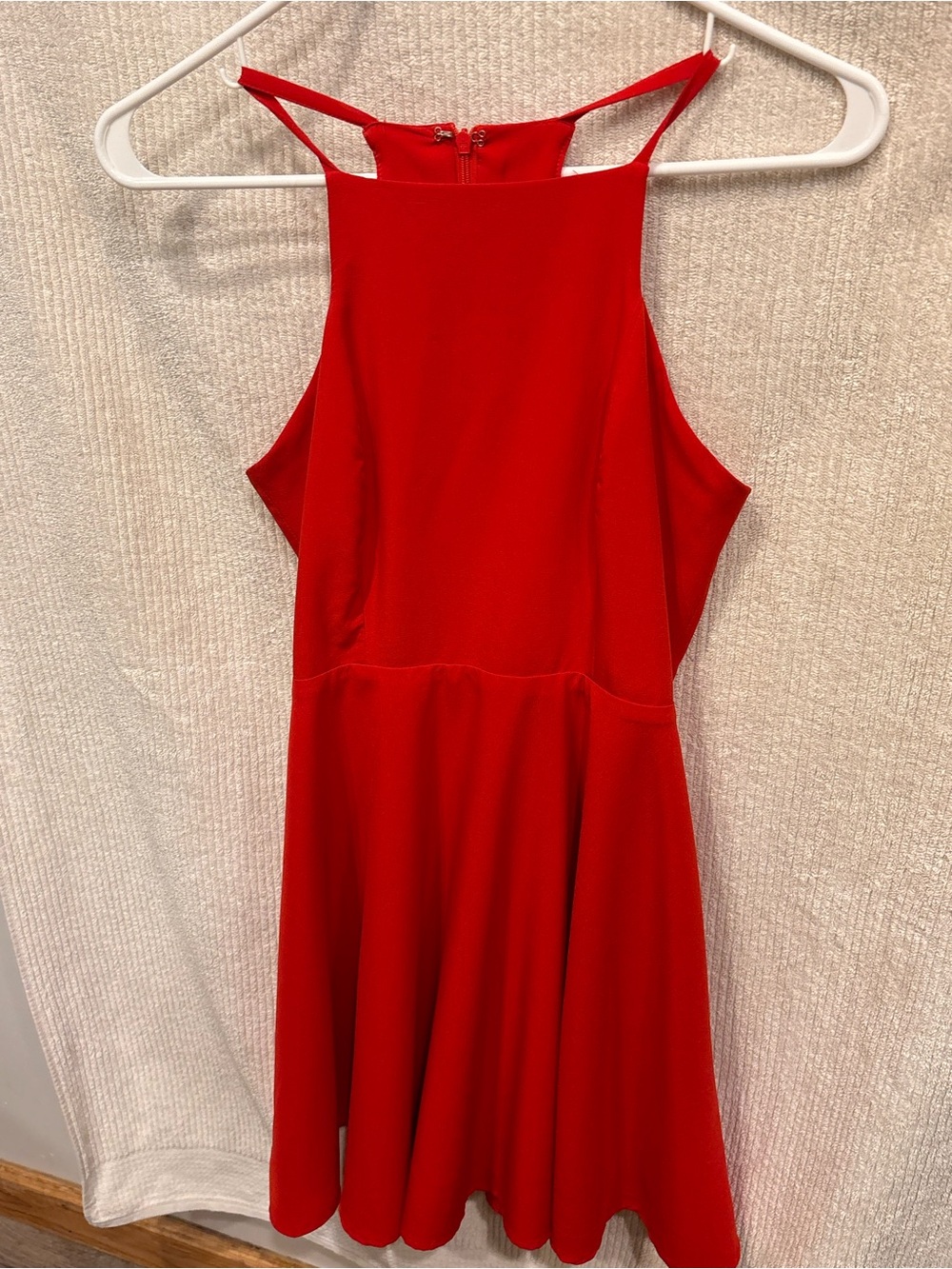 Lulu's Red Halter Mini Dress